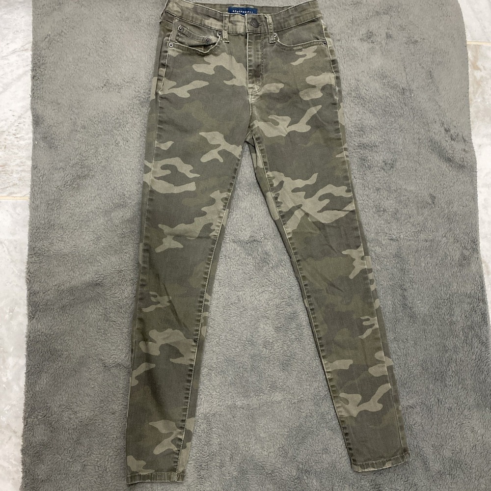 Aeropostale Camo Jegging Women's 4 High Waisted Skinny Pant